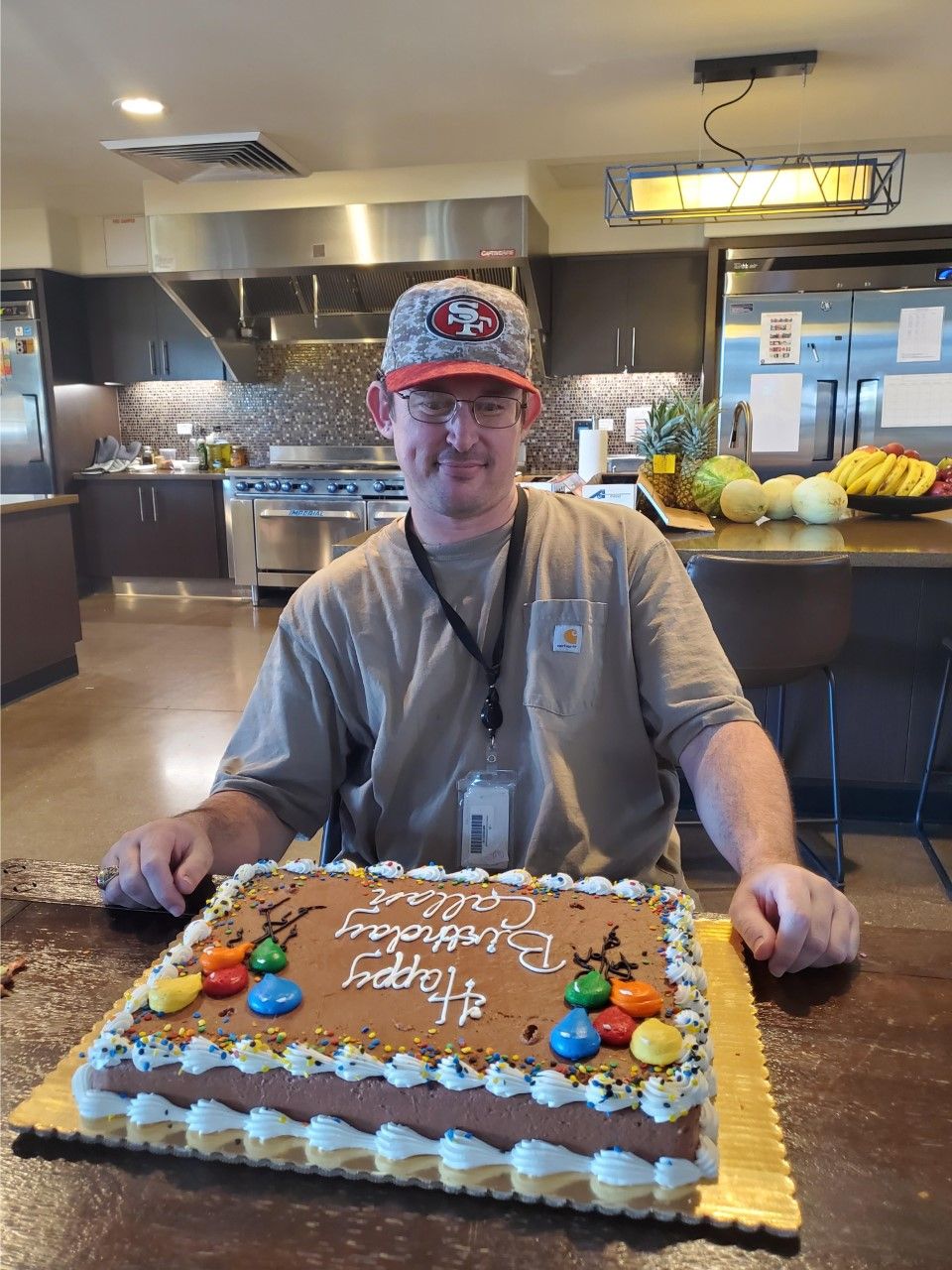 Callan with his birthday cake