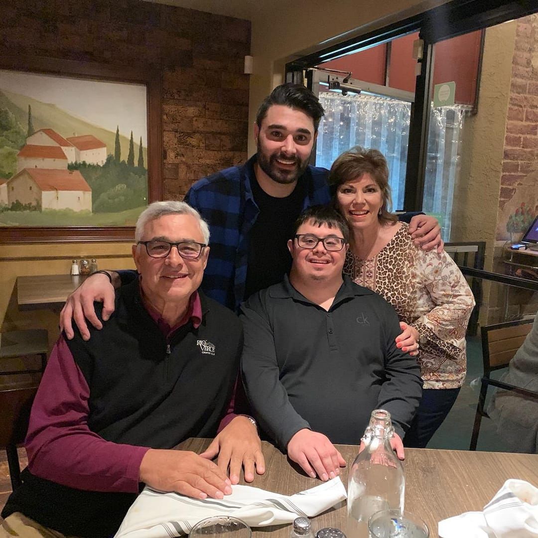 Nick and his family