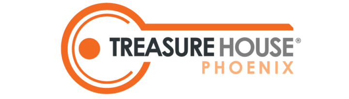 Treasure House Phoenix key logo in orange